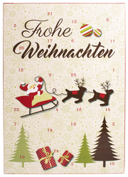 Adventskalender  "Frohe Weihnachten"  1