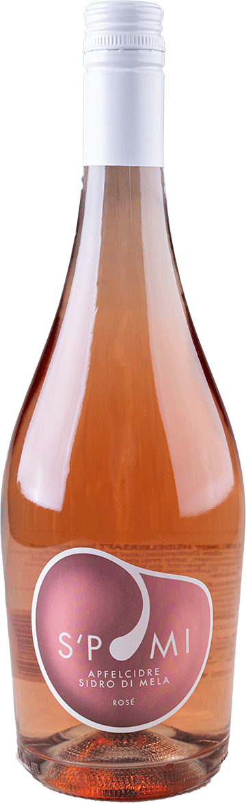 Apfelcidre mit Heidelbeere "S´Pomi Rosé" 1