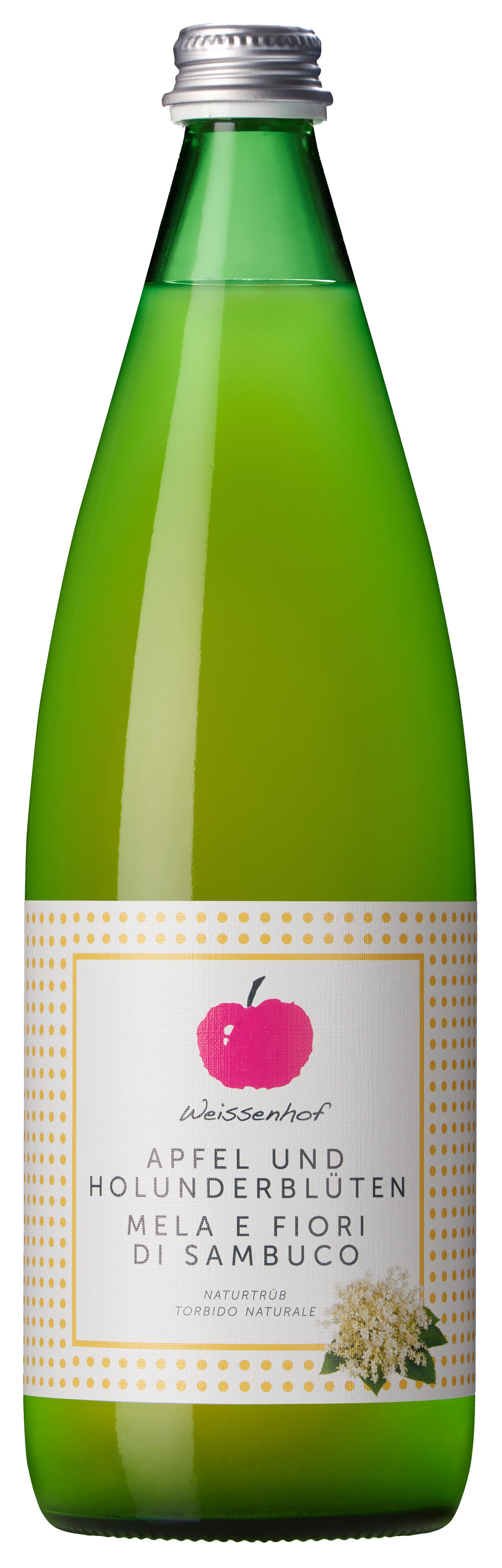 Apfelsaft naturtrüb mit Holunderblüte 1