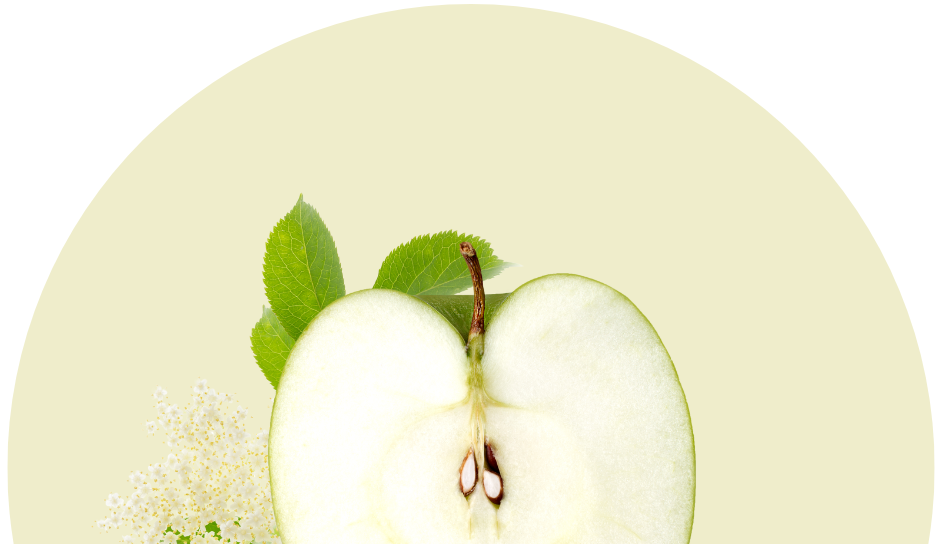 Bergapfelsaft mit Holunderblüte 2
