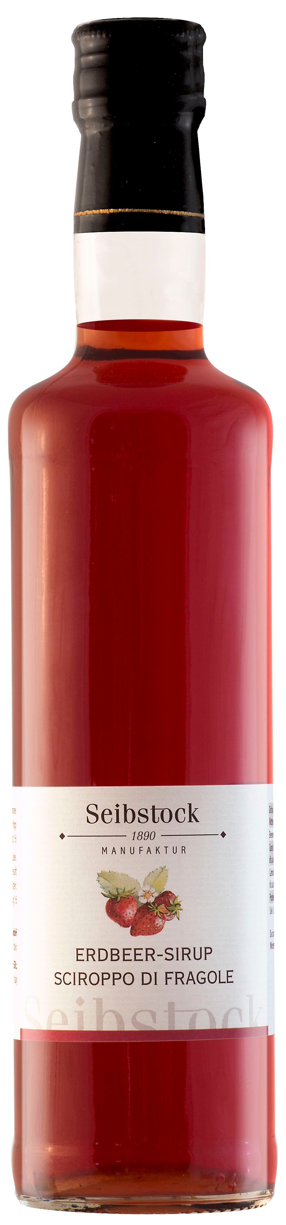 Erdbeersirup "Martelltal" 1