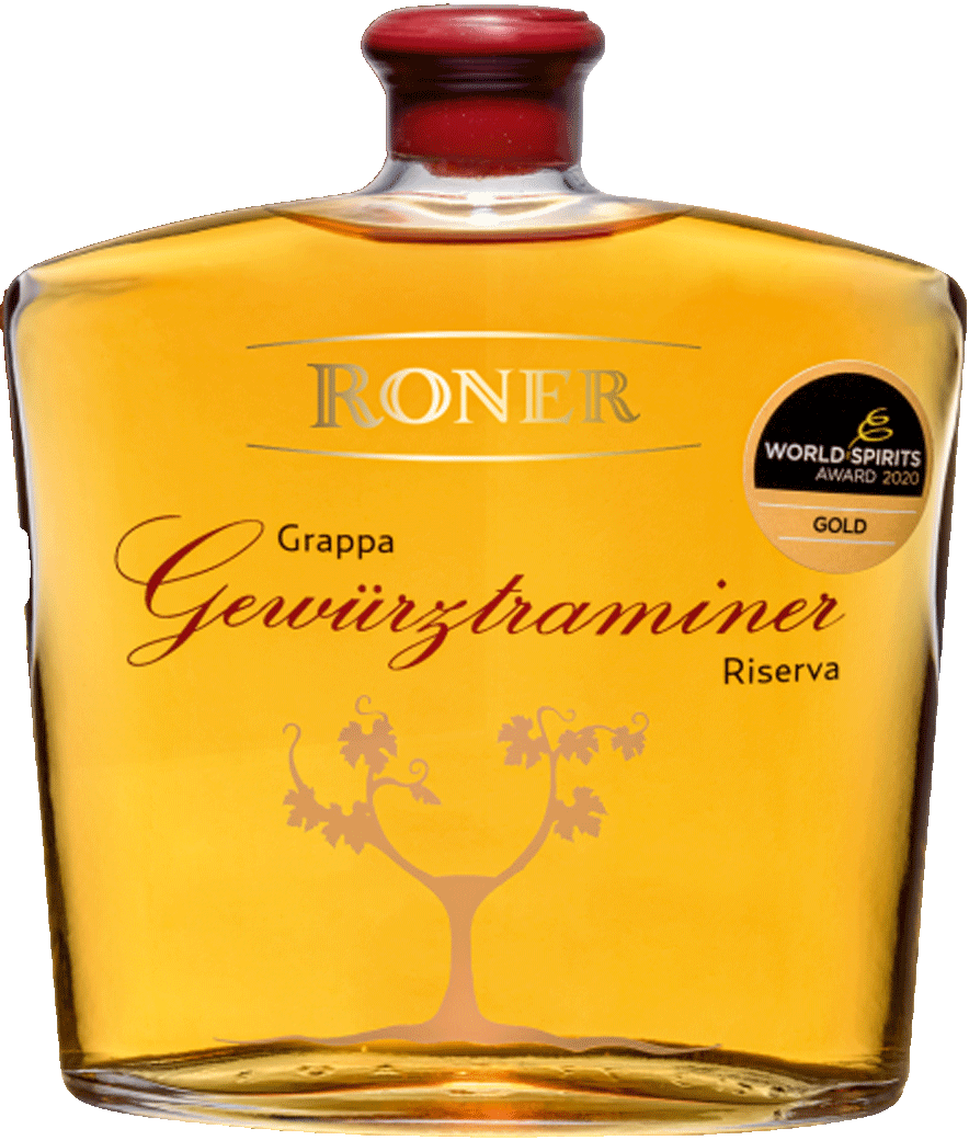 Gealterter Grappa Gewürztraminer Riserva 1