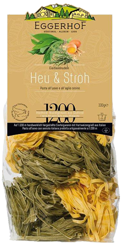 Heu & Stroh mit Bärlauch Fettuccine 1