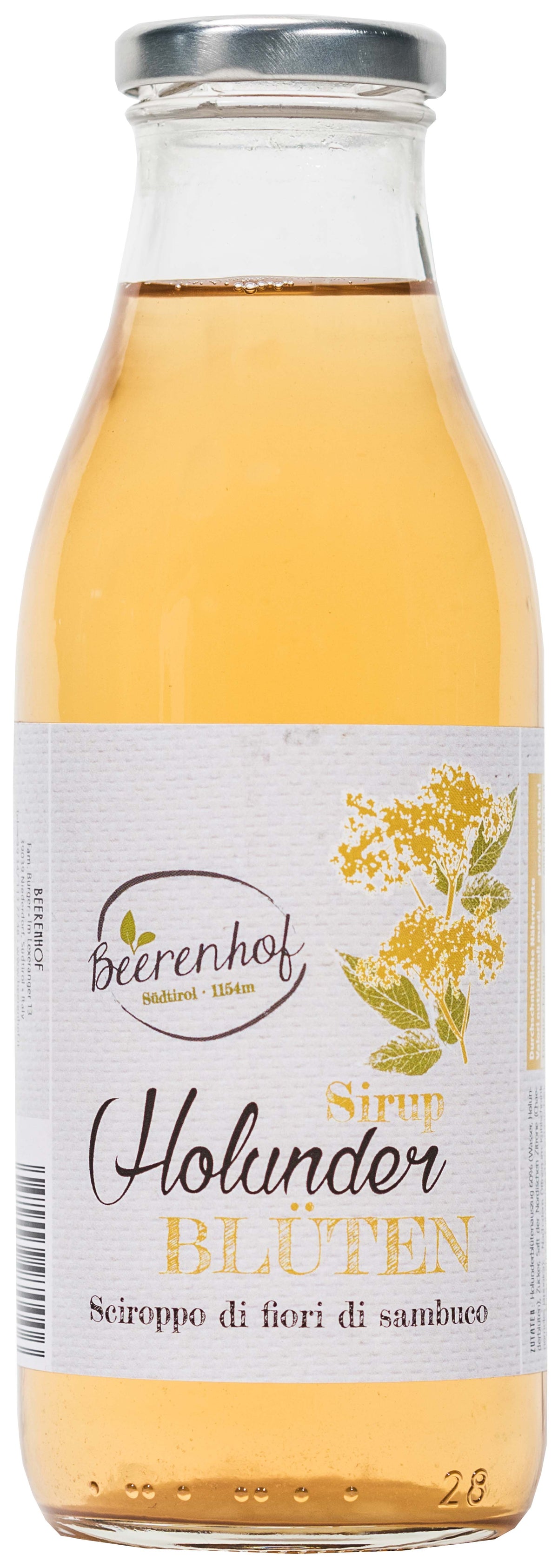 Holunderblütensirup 1