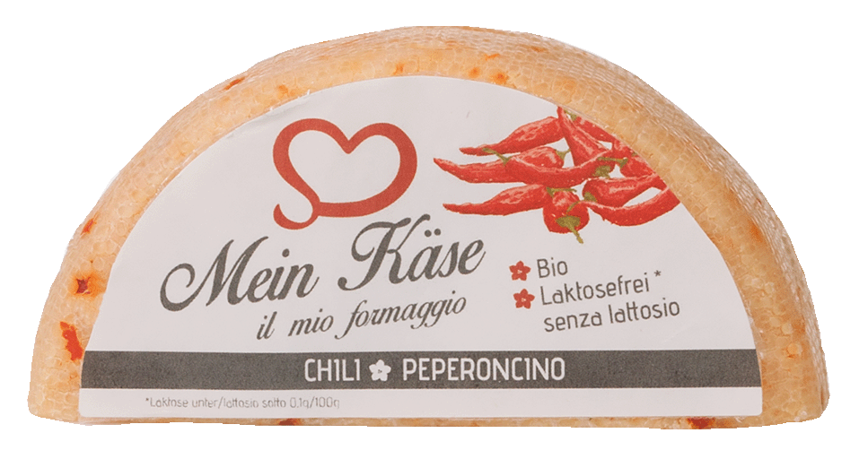 Mein Peperoncinokäse Laktosefrei ca. 220g Algunder Sennerei BIO OHNE PREIS 1