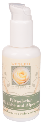 Pflegelotion mit Zirbe und Alpenrose Bio 1