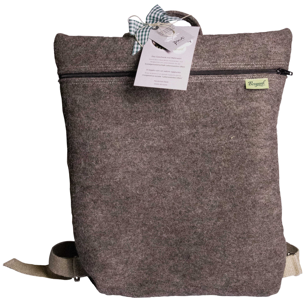 Rucksack aus Wolle 1