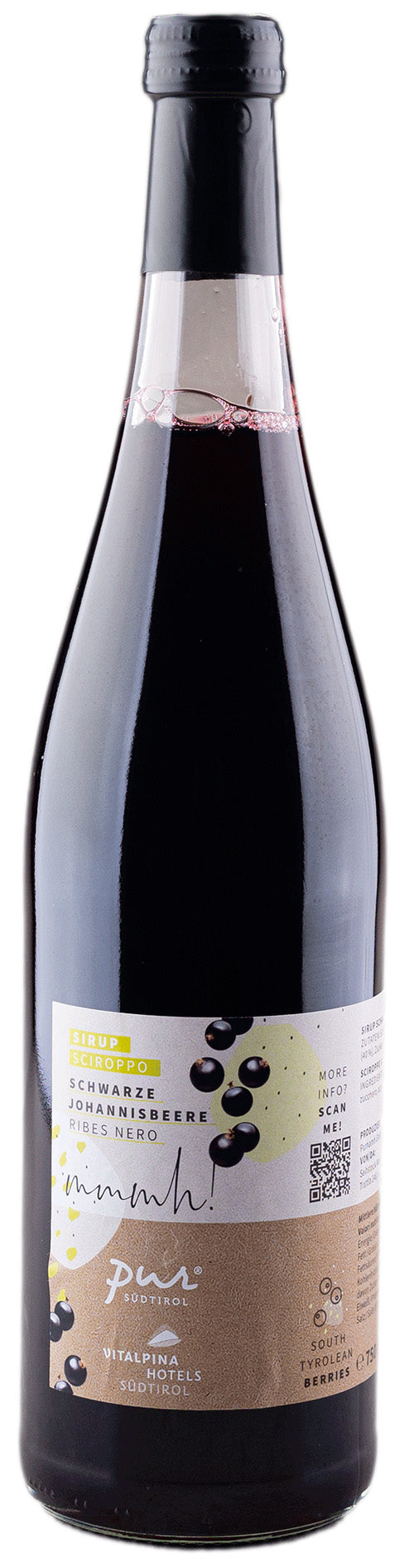 Schwarzer Johannisbeersirup "Vitalpina" 1