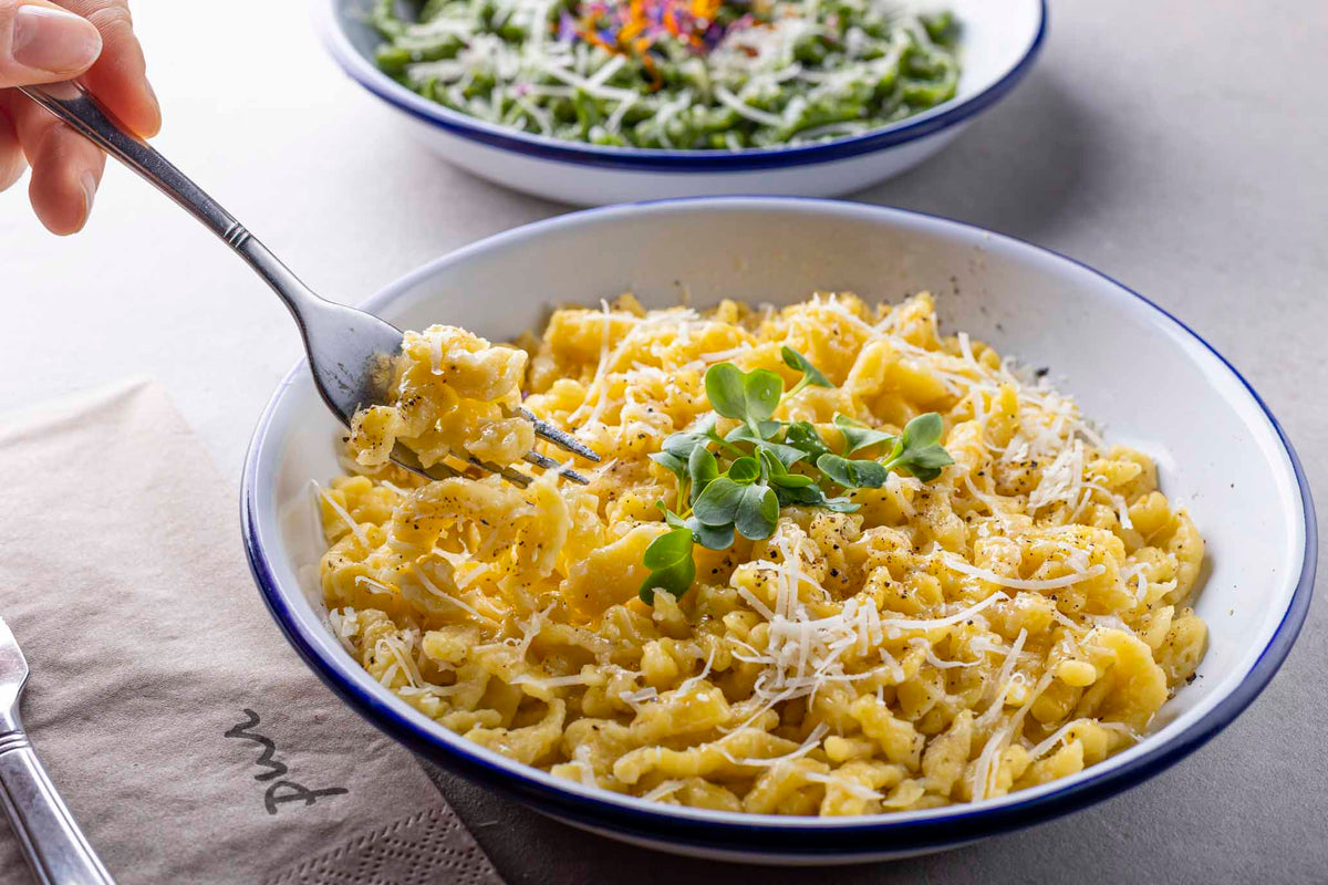 Spinatspätzle 2