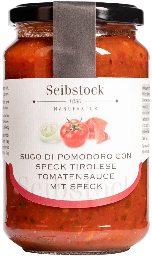 Tomatensauce Südtiroler Speck 1