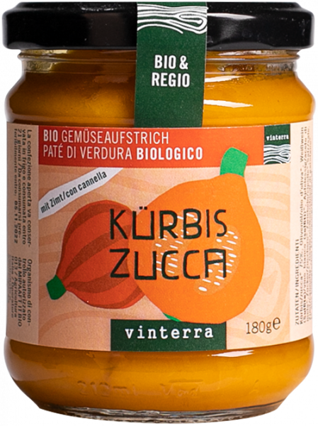 Kürbis mit Zimt Aufstrich Bio