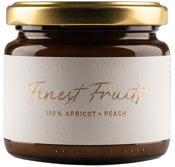 Aprikose und Pfirsich „Finest Fruits” Fruchtaufstrich