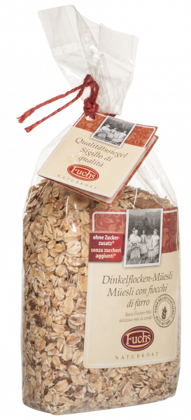 Müsli mit Dinkelflocken