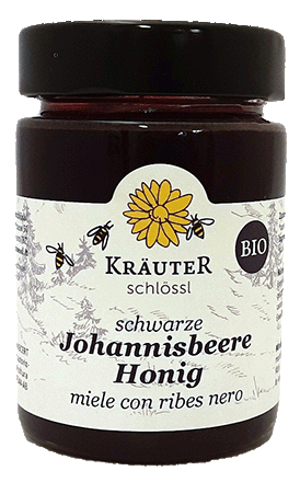 Honig mit Schwarzer Johannisbeere Bio