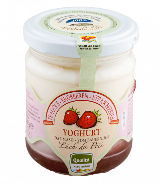 Erdbeer-Joghurt vom Bauernhof